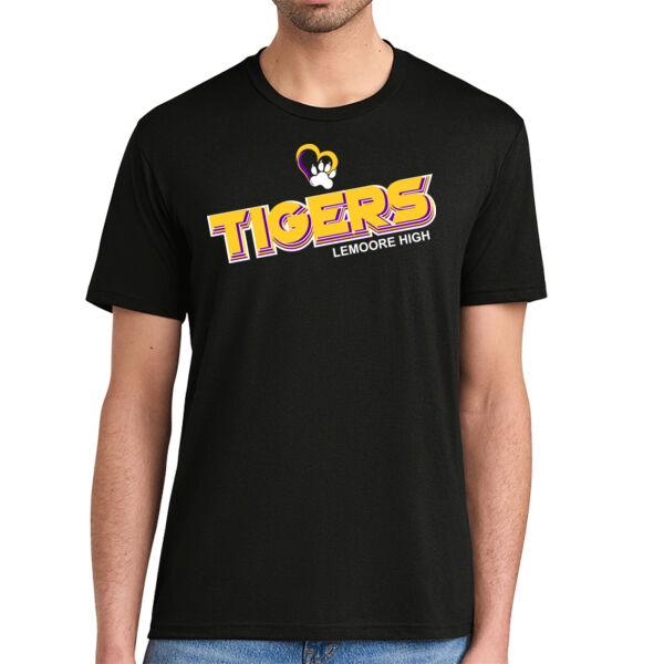 Retro Unisex Tigers Heart Tshirt Thumbnail