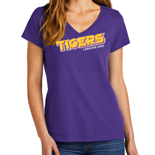 Retro Tigers Ladies Tee Thumbnail