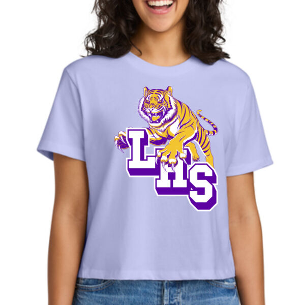 LHS Tiger - Women's Heavyweight Boxy Tee Thumbnail