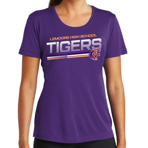 Tigers Lemoore High Ladie Sport T-shirt Thumbnail